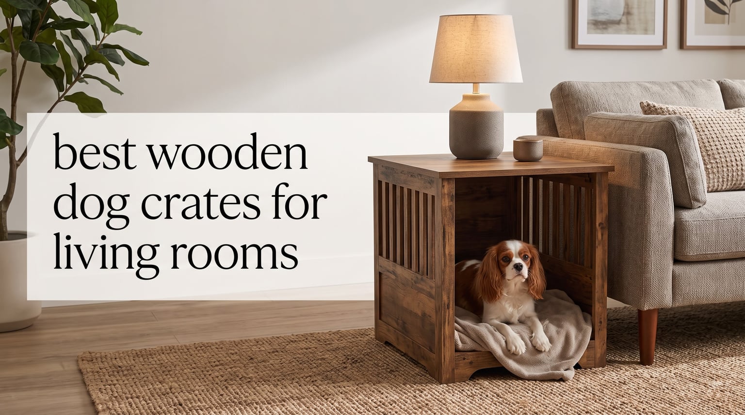 best wooden dog crates for living rooms