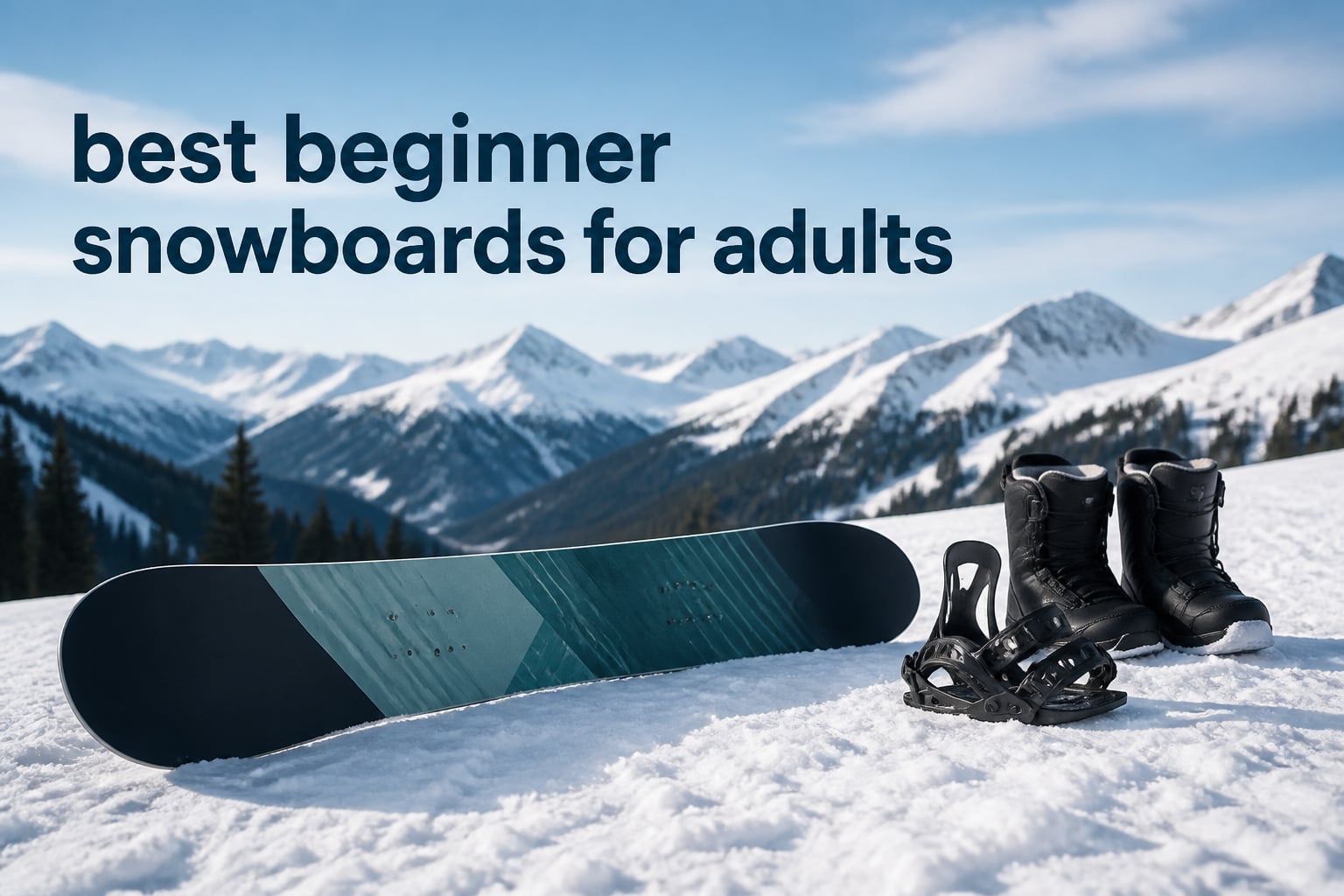 best beginner snowboards for adults