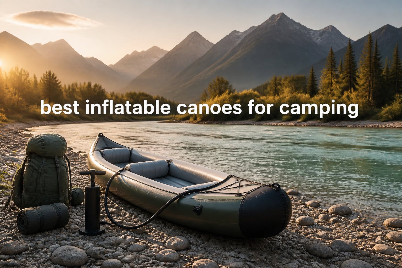 best inflatable canoes for camping