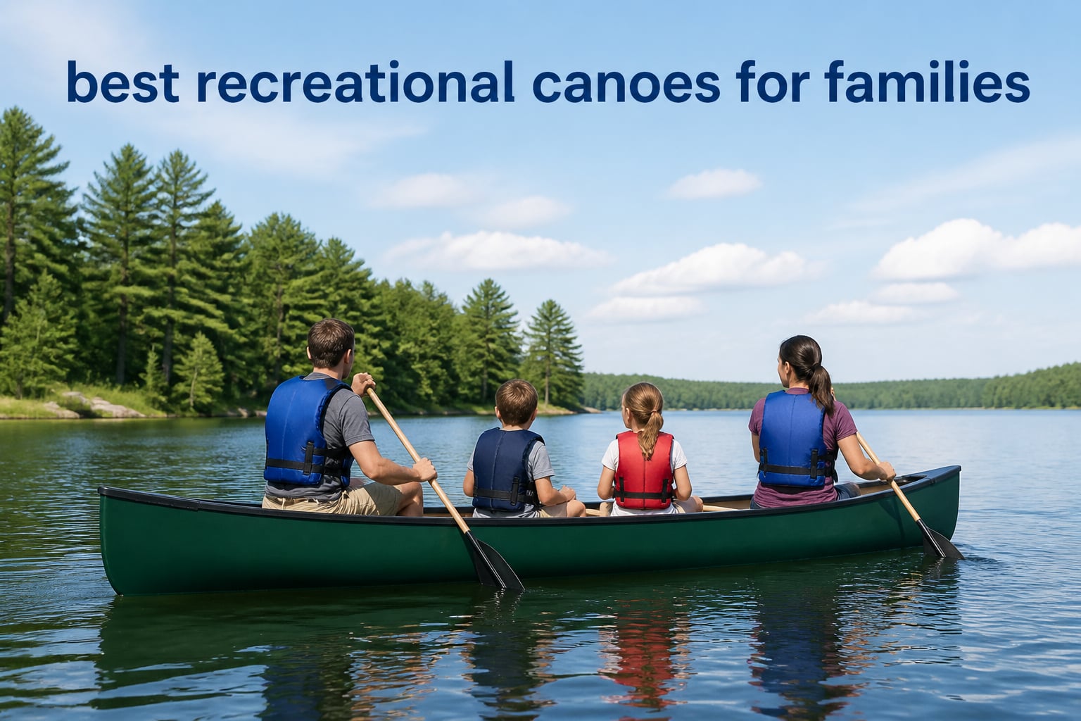 best recreational canoes for families
