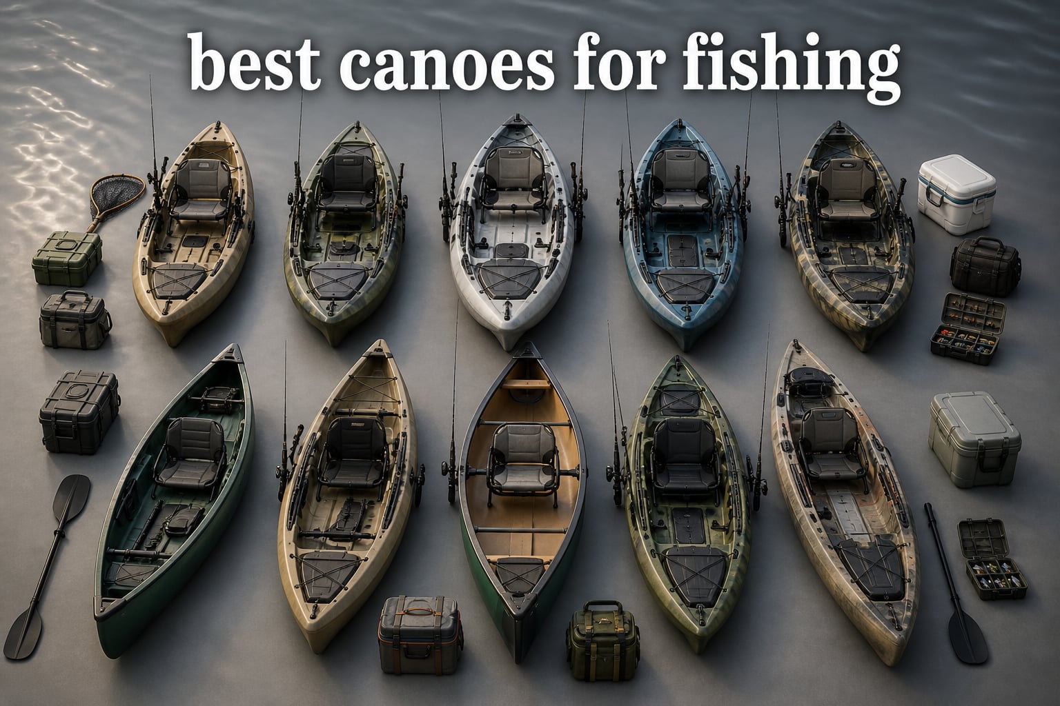 best canoes for fishing