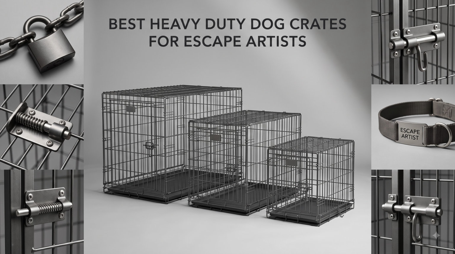 best heavy duty dog crates for escape artists