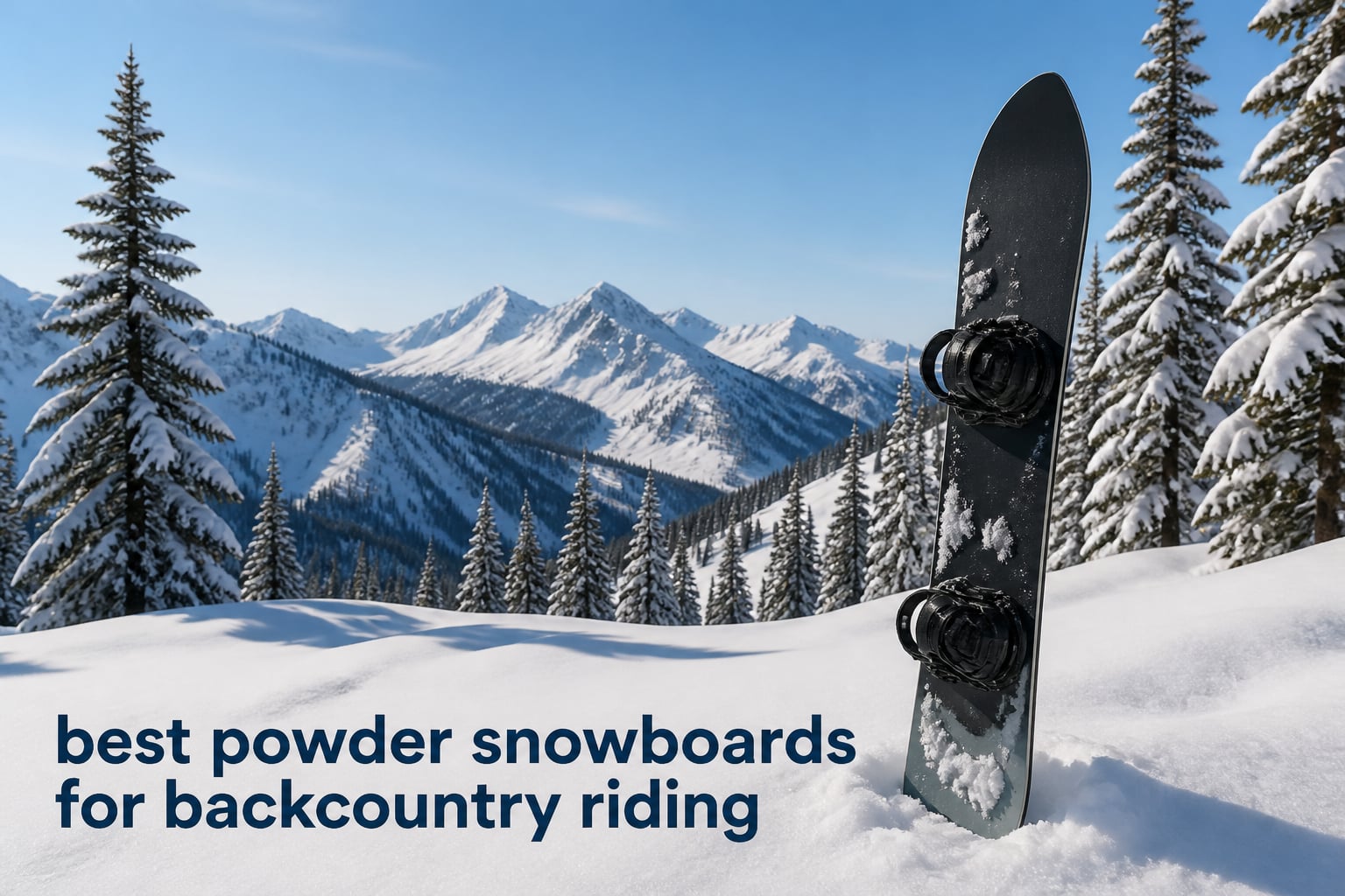 best powder snowboards for backcountry riding