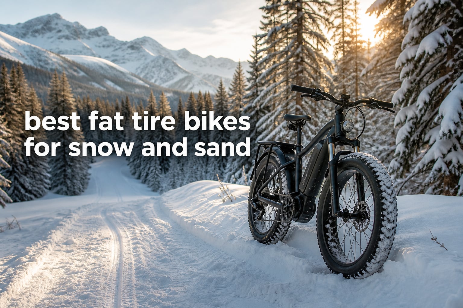 best fat tire bikes for snow and sand