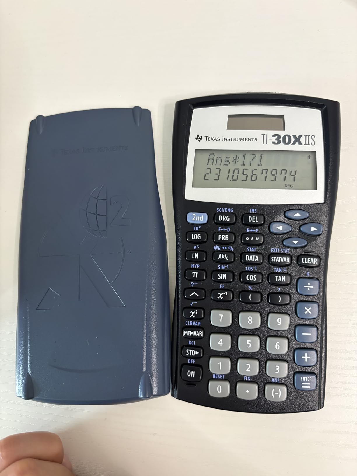 TI-30XIIS Scientific Calculator Texas Instruments, Black | Two-line calculator; Statistics and Advanced Scientific Functions customer photo 1