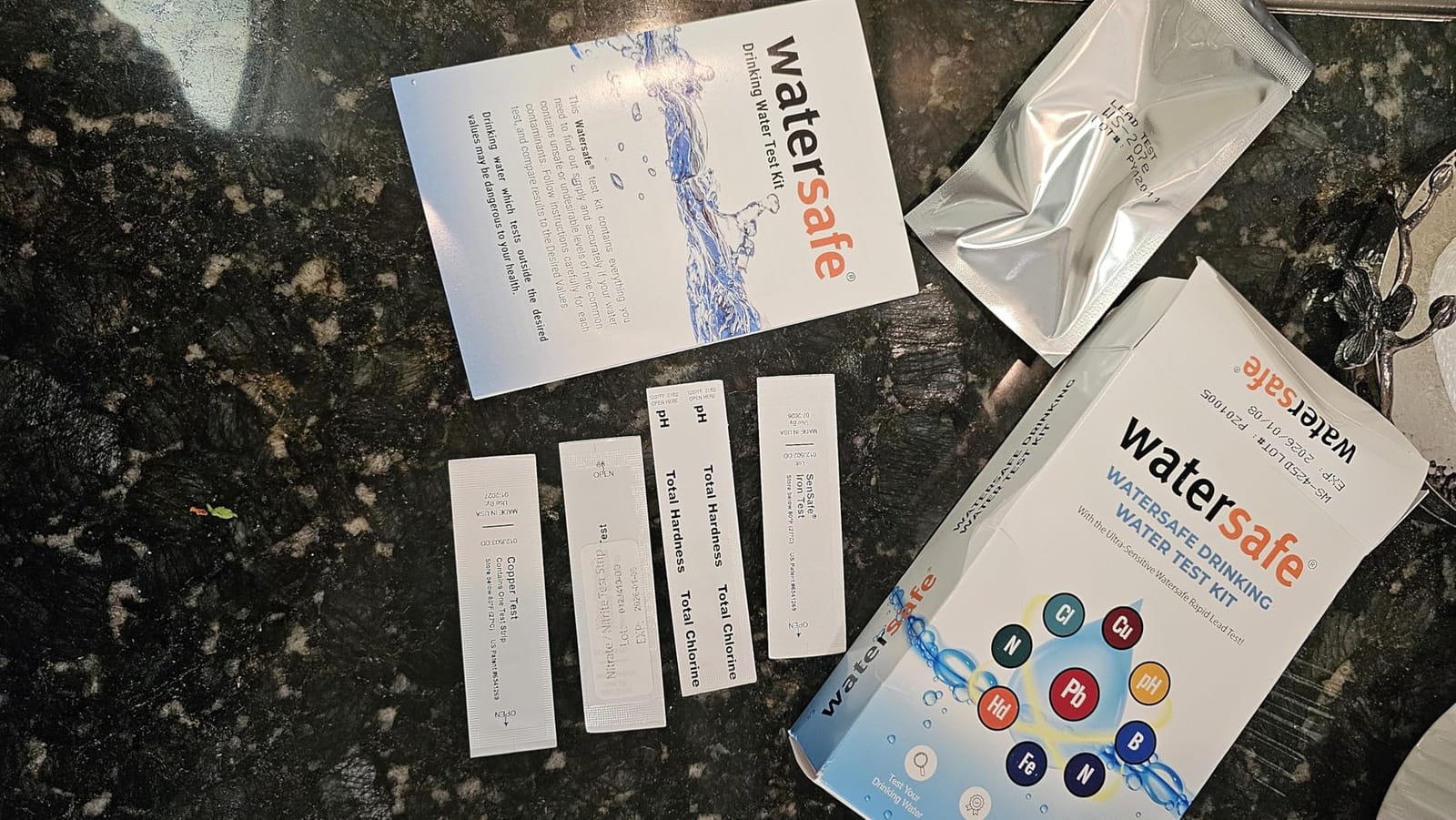 Watersafe The Original Water Testing Kit for Drinking Water, Well and Tap Water, Sensitive Lead in Water Test, Bacteria, Hardness, pH, Nitrates, Easy Instructions, Lab-Accurate Results, 1 Kit customer photo 1