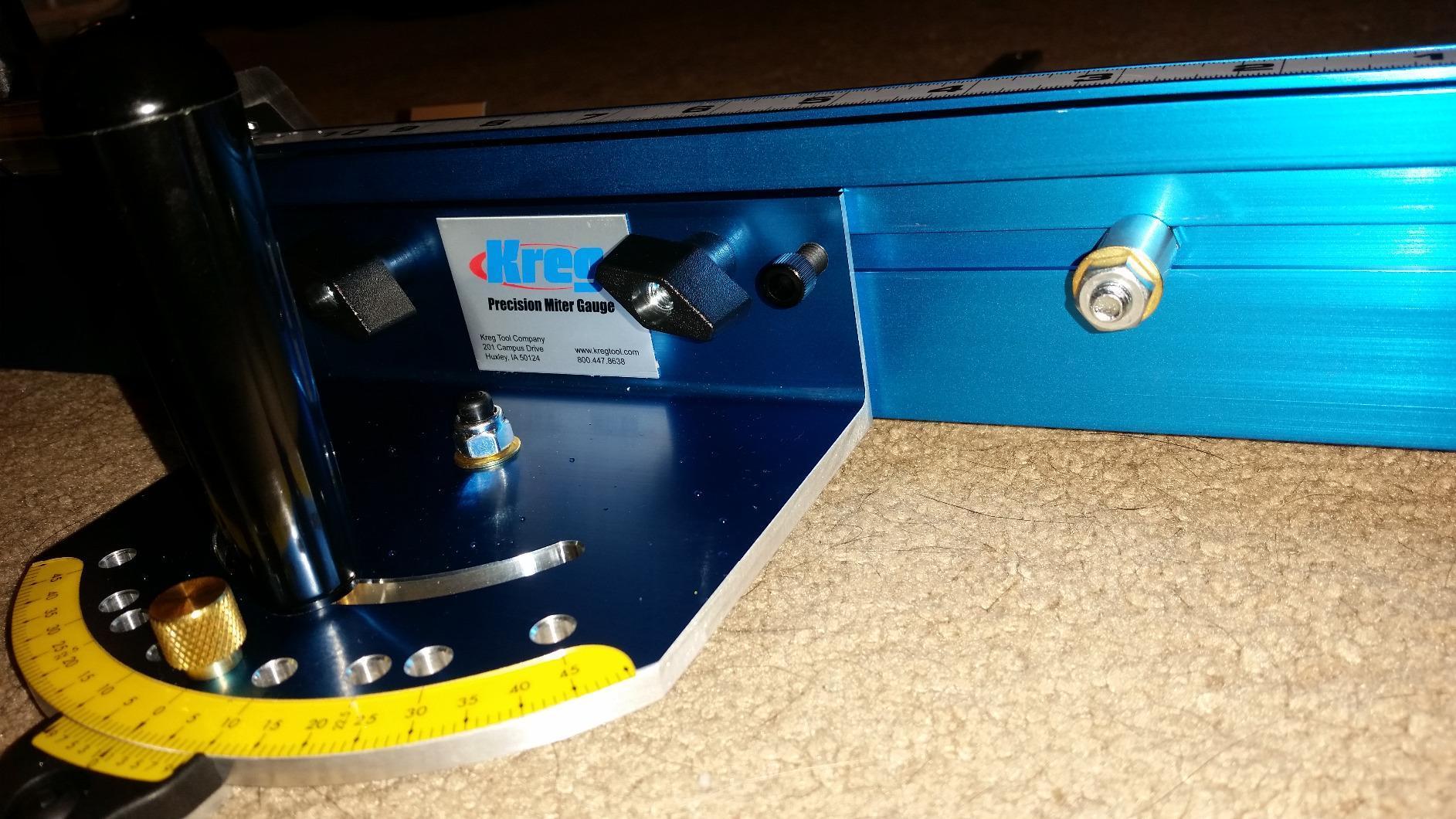 Kreg Precision Miter Gauge System - Adjustable Table Saw Miter Gauge Fence - High Accuracy Angle Cutting Tool - KMS7102 customer photo 1