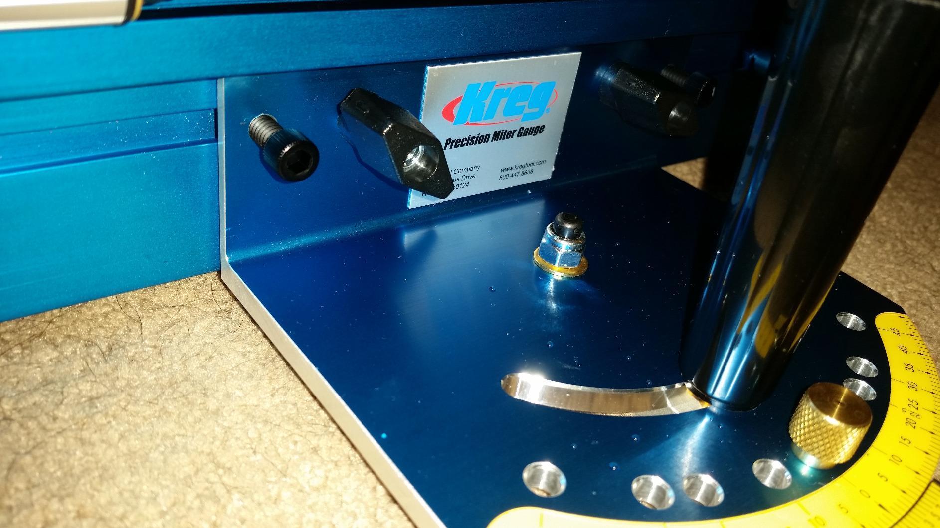 Kreg Precision Miter Gauge System - Adjustable Table Saw Miter Gauge Fence - High Accuracy Angle Cutting Tool - KMS7102 customer photo 2