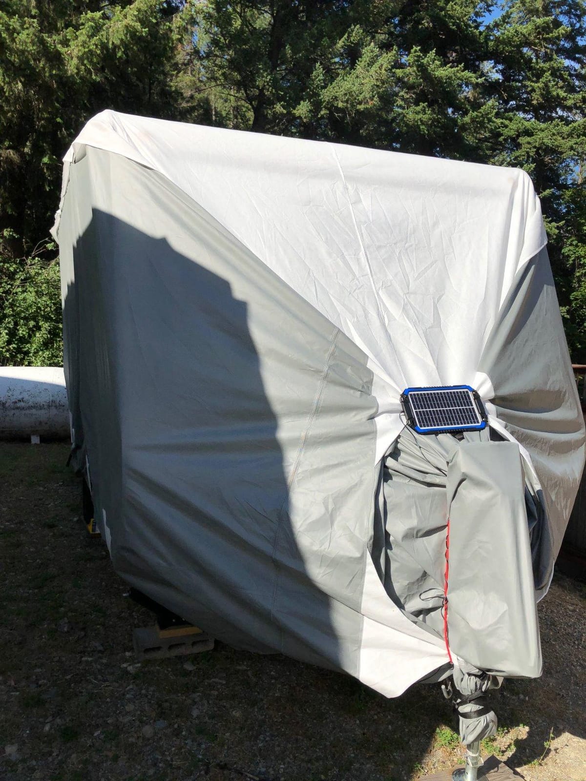 Classic Accessories Over Drive PolyPRO3 Deluxe Travel Trailer/Toy Hauler Cover, Fits 22'-24' RVs, RV Cover, Camper Cover, Travel Trailer Cover customer photo 2