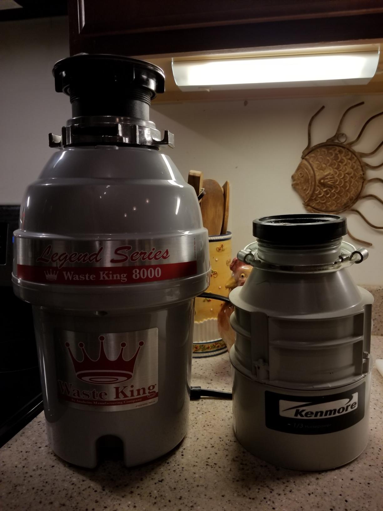 Moen L-8000 Waste King 1 HP Garbage Disposal with Power Cord customer photo 1
