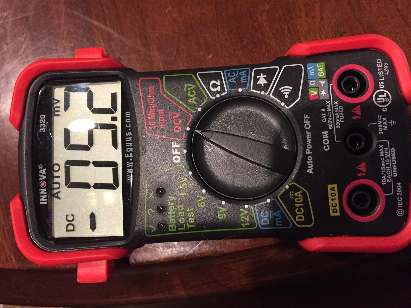 INNOVA 3320 Auto-Ranging Digital Multimeter, Red & Black | Automotive meter for car audio and car stereo install tools, checks voltage and resistance fast customer photo 2