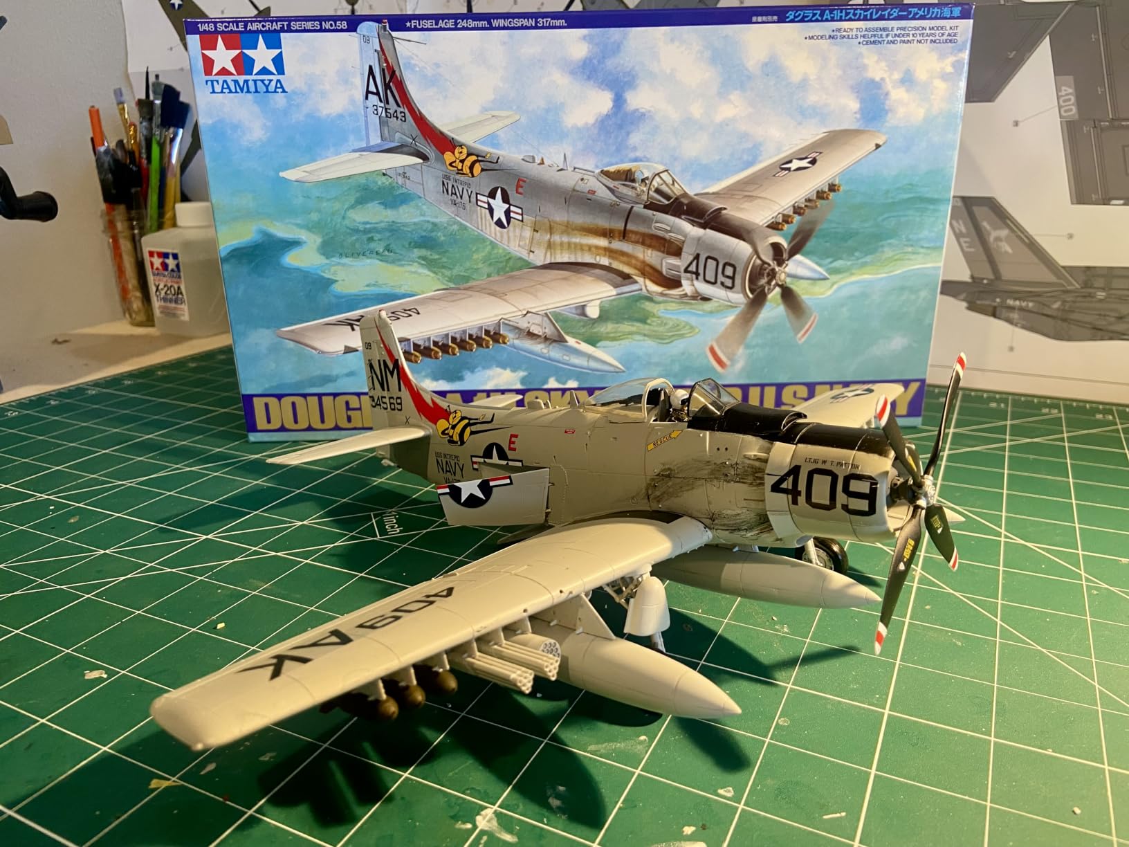 Tamiya Models Douglas A-1H Skyraider Model Kit, 1/32 Scale customer photo 1