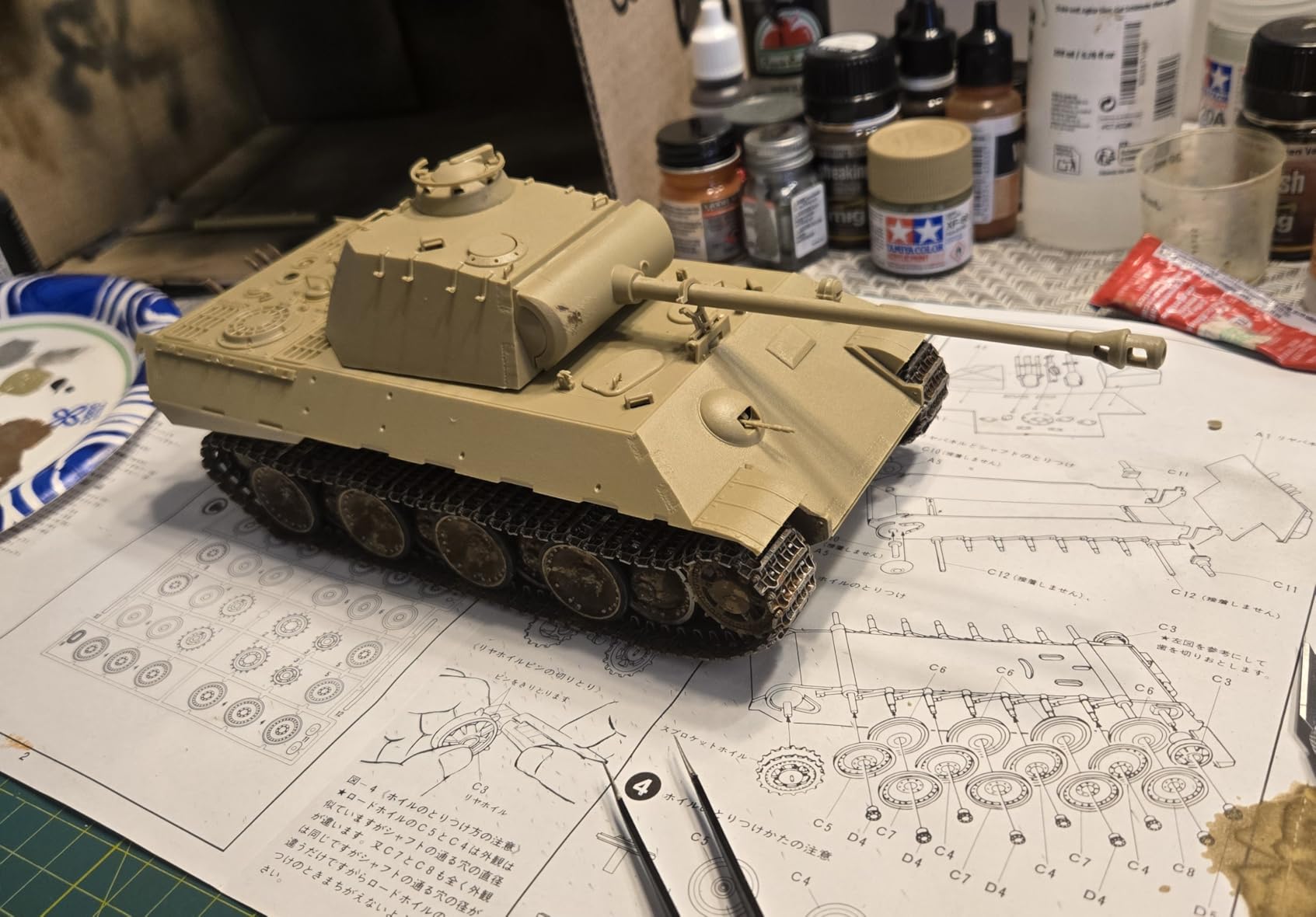 Tamiya Models German Pzkfw V Panther Ausf A Model Kit customer photo 2