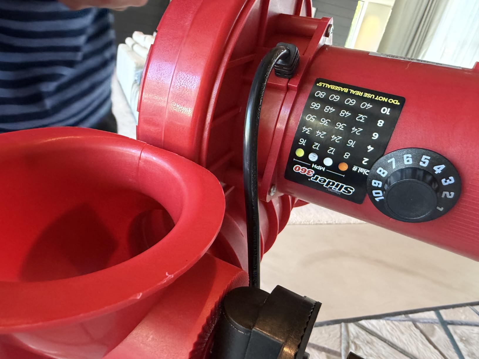 Heater Sports Slider Lite 360 Baseball Pitching Machine with Automatic Ball Feeder customer photo 2