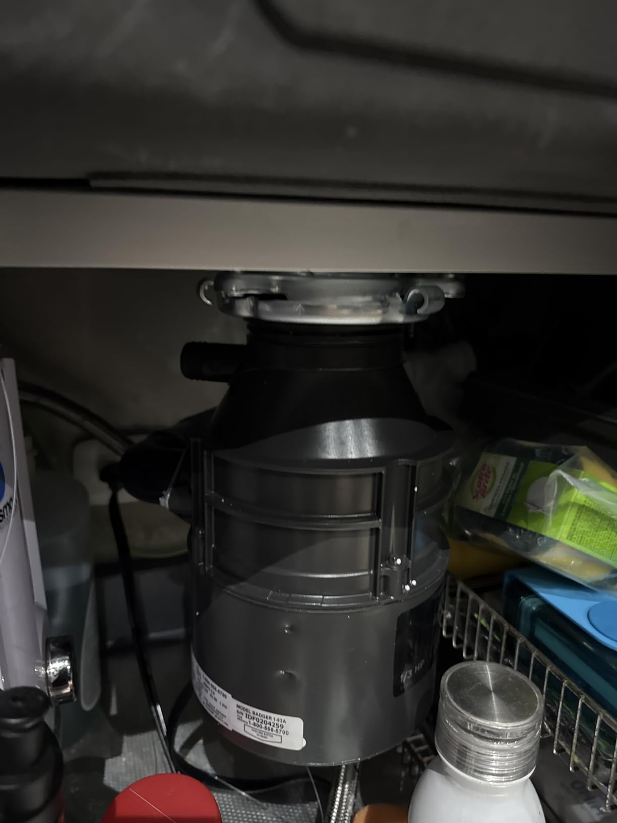 InSinkErator Badger 1 Garbage Disposal with Power Cord, Standard Series 1/3 HP Continuous Feed Food Waste Disposer, Badger 1 W/C customer photo 2