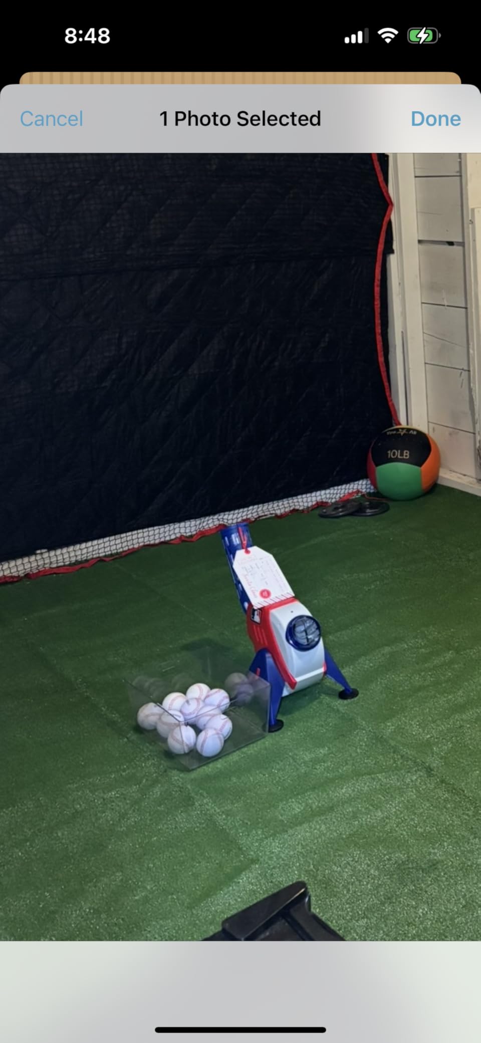 Franklin Sports MLB Power Pitcher Pitching Machine | Adjustable Speeds Up To 20 MPH, 3-Position Angle Adjustment, Includes Foam Practice Balls, Great For Batting Drills customer photo 2