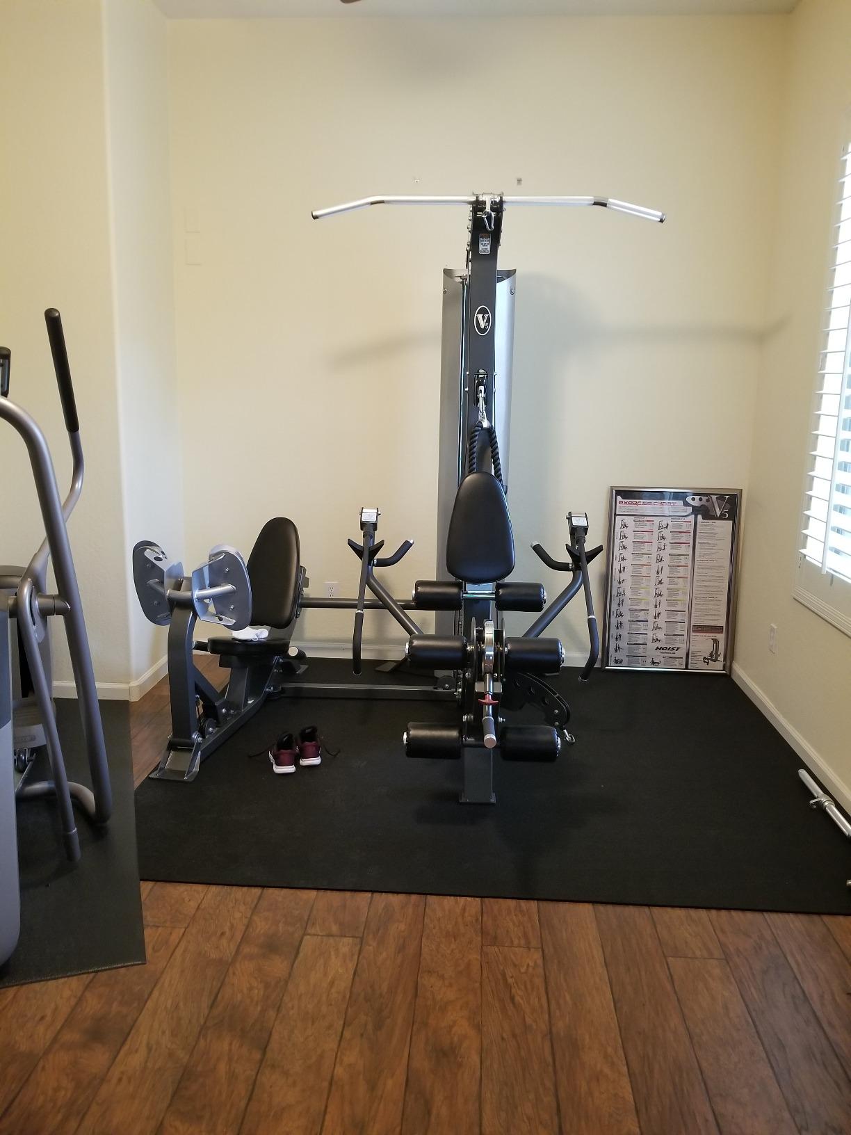 Rubber-Cal Recycled Flooring 1/4 in. x 4 ft. x 7 ft. - Black Rubber Mats customer photo 2