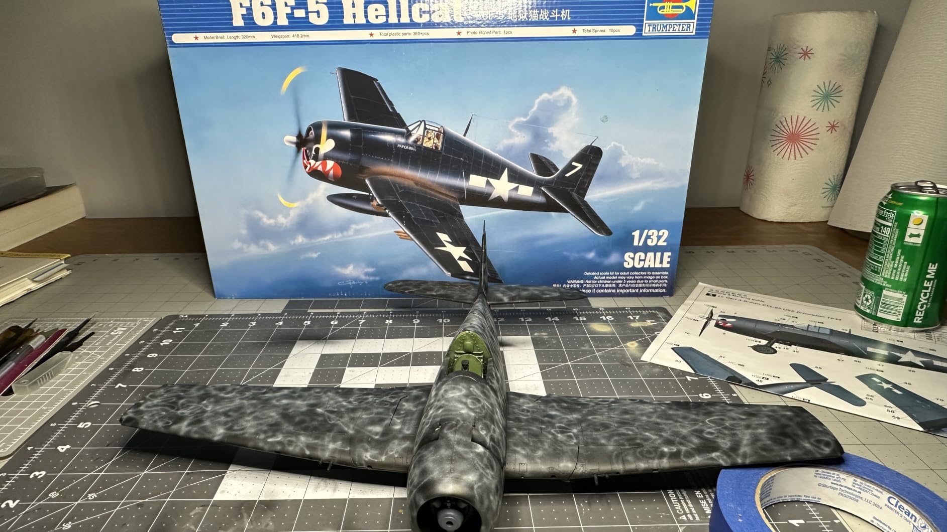 Trumpeter 1/32 F6F5 Hellcat Fighter Model Kit customer photo 1