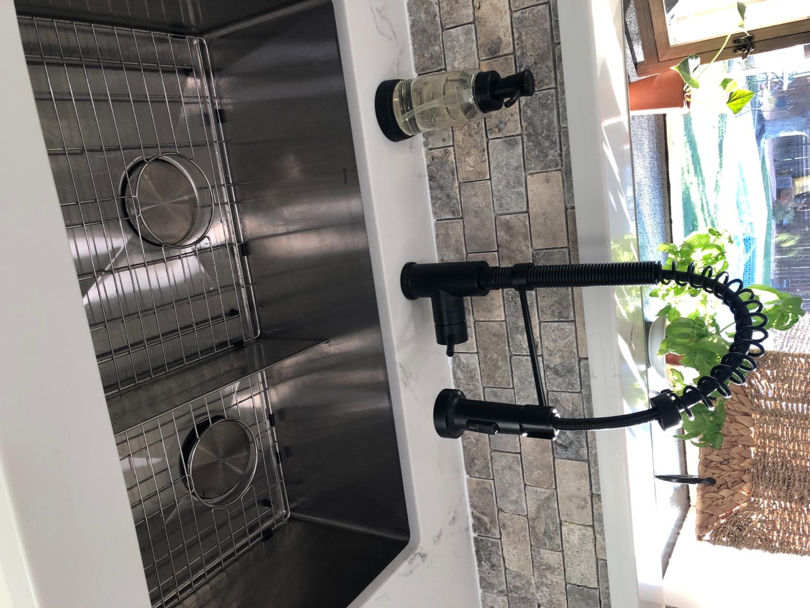 KRAUS Stainless Steel 33 in Double Bowl Undermount Kitchen Sink KHU103-33 customer photo 1