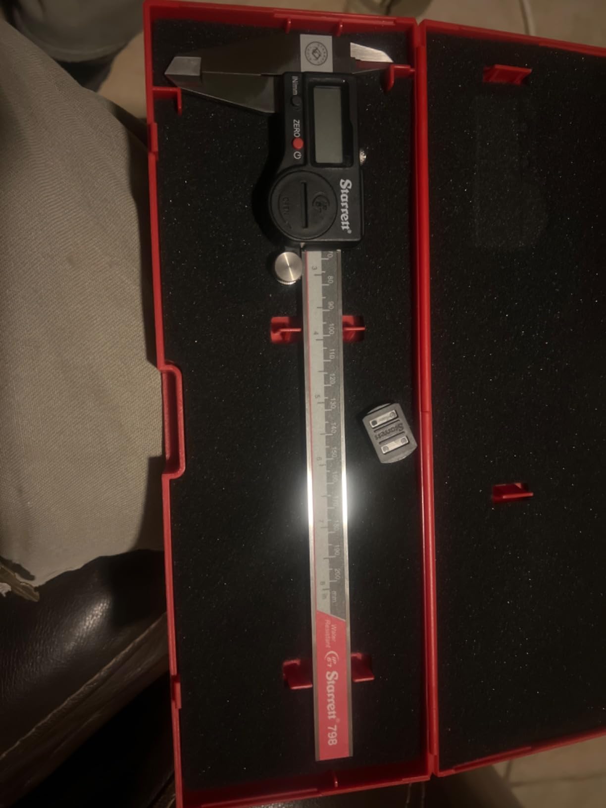 Starrett Stainless Steel IP67 Electronic Slide Caliper, 0-8