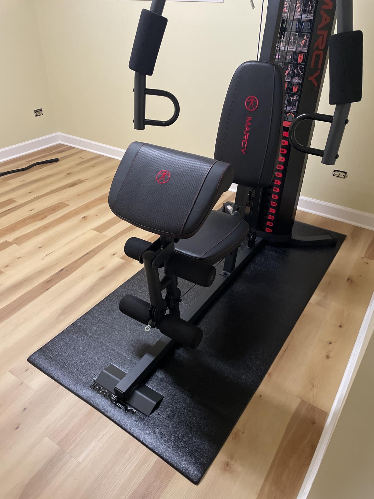 Marcy Fitness Equipment Mat and Floor Protector Compatible for Treadmills, Elliptical, Exercise Bikes, Stationary Cycles and Accessories customer photo 2