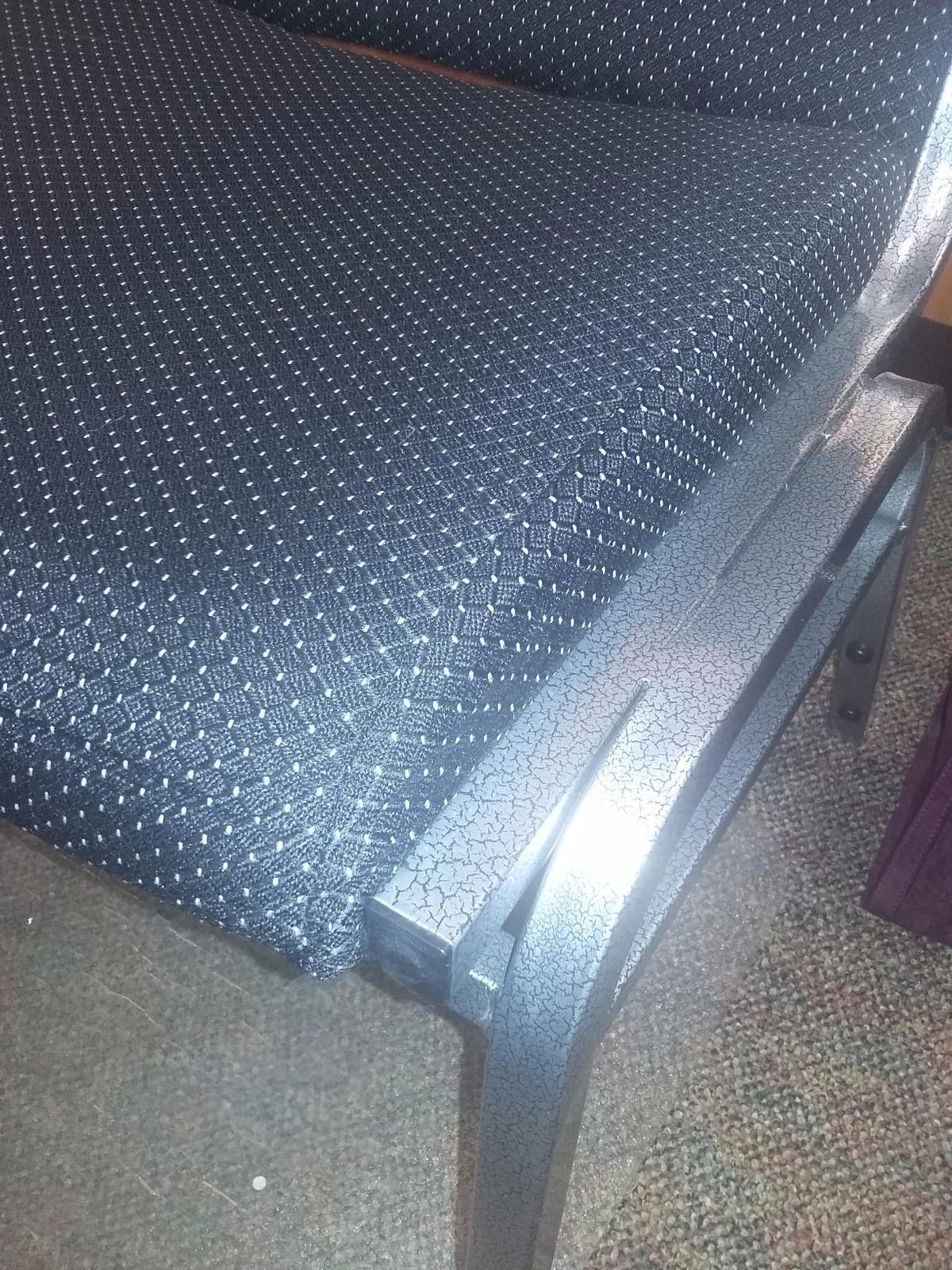 Flash Furniture Hercules Big & Tall Fabric Stack Chair, Black customer photo 2