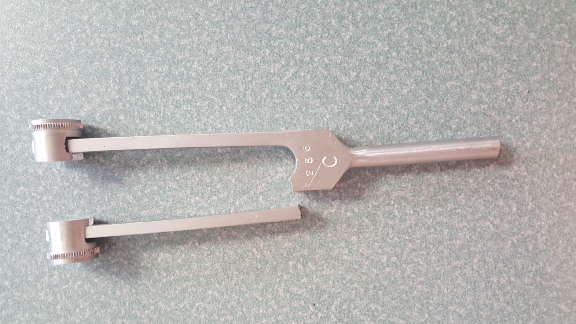 ADC 256Hz Medical Grade Tuning Fork with Fixed Weights, Aluminum Alloy customer photo 1