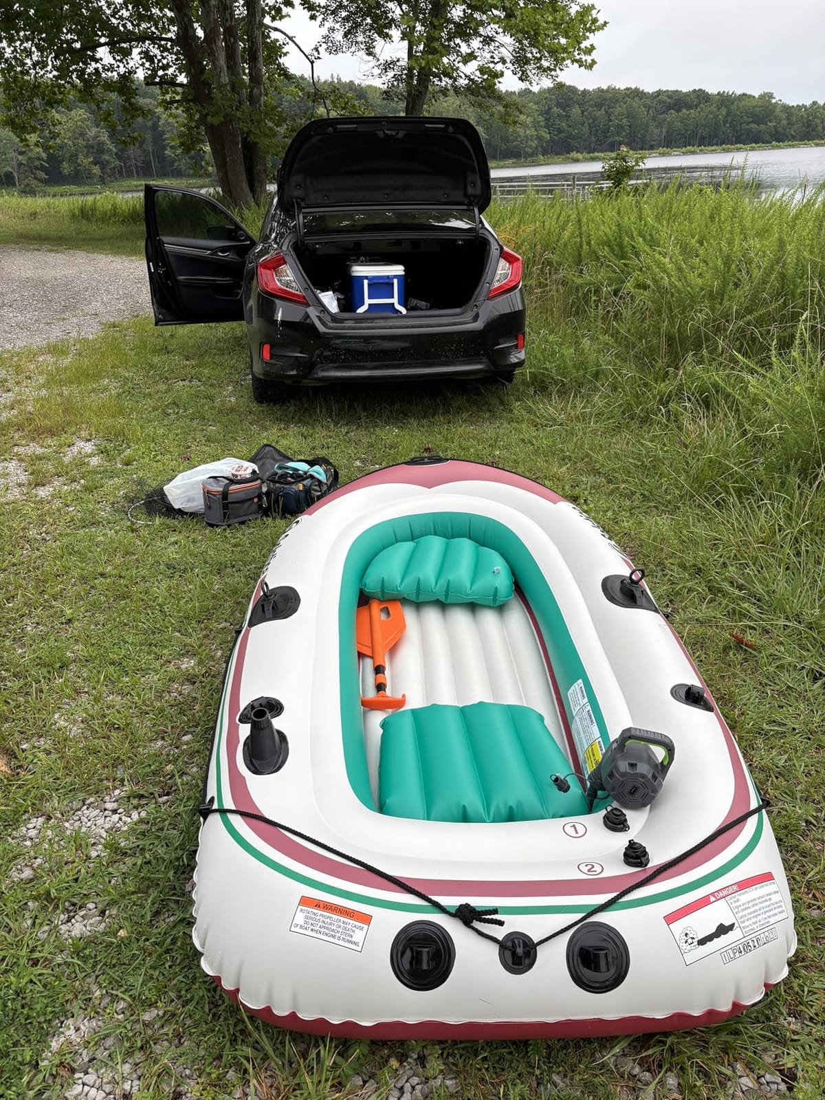 Swimline Solstice | Inflatable Boat for Waterwayss | Voyager 4 Person Raft customer photo 1