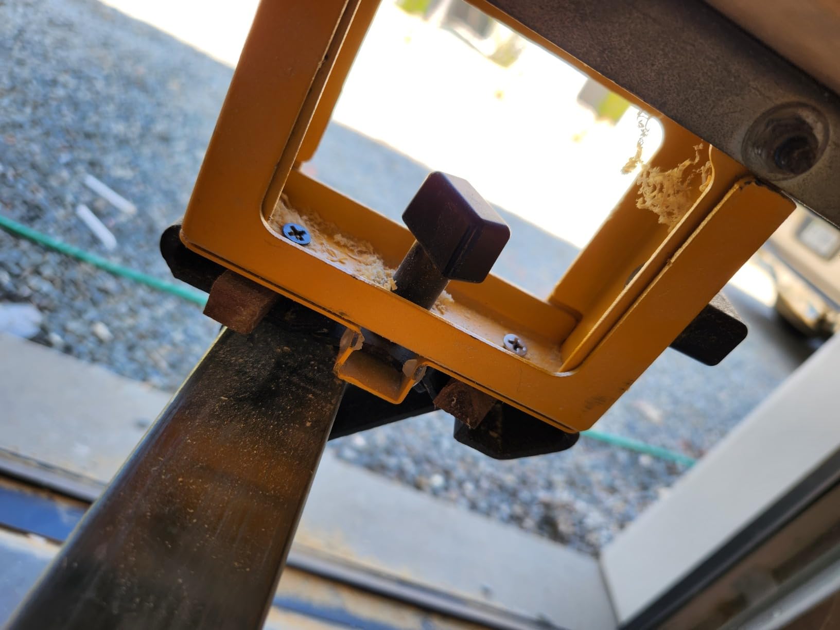 DEWALT Miter Saw Stand Material Support/Stop (DW7029) , Yellow customer photo 1