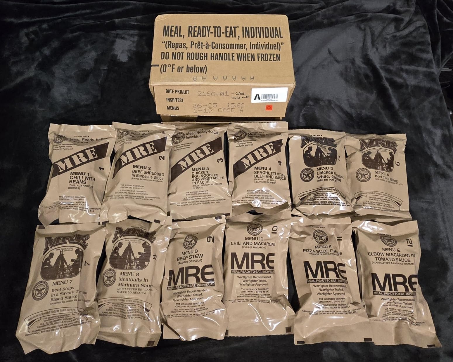 Ammo Can Man MRE Box A by Rothco, Genuine Mil Surplus, Menus 1-12 customer photo 1