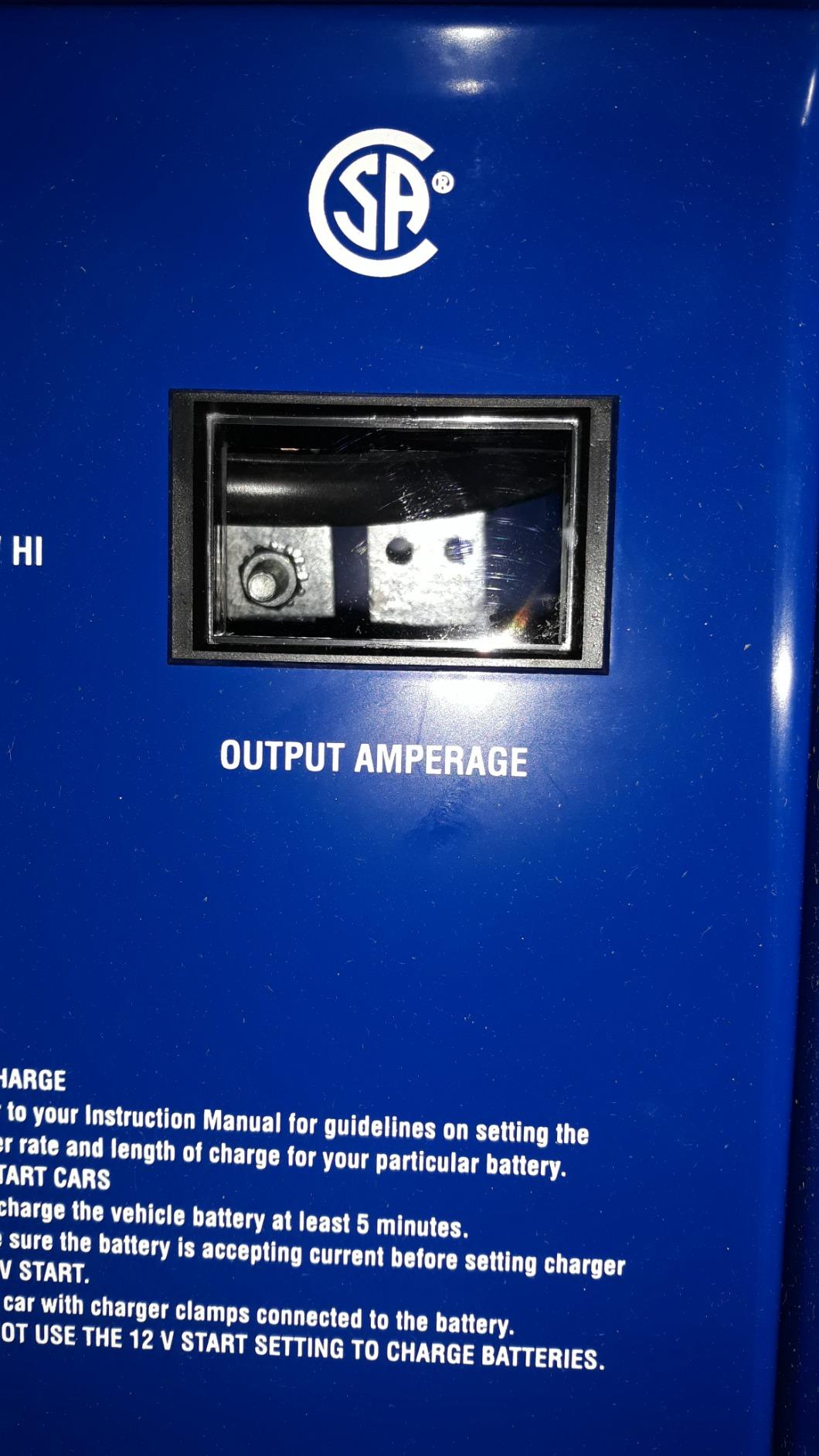 Associated Equipment US20 6/12 Volt Value Battery Charger Blue 24 Inch customer photo 1