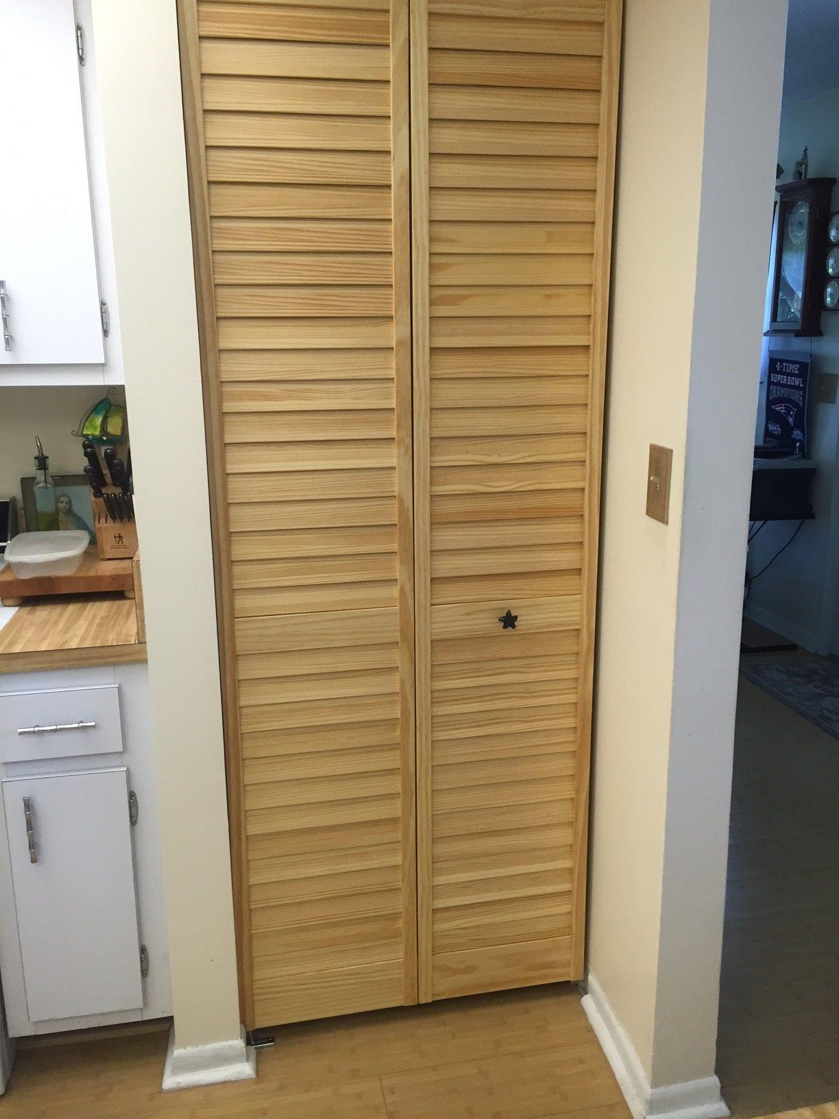 Kimberly Bay Closet Door, Bi-fold, Louver Louver Plantation (24x80) customer photo 2