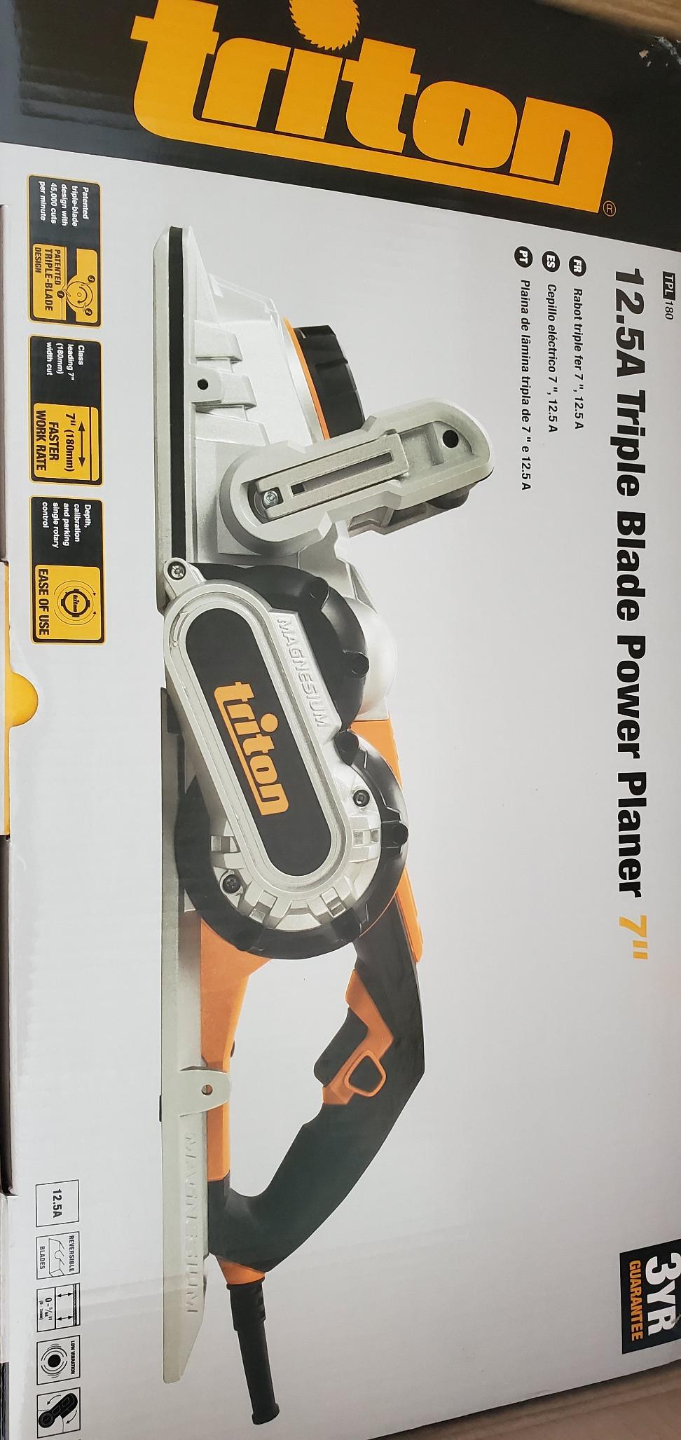 Triton TSPS450 3.5Amp Cast Iron Top Oscillating Spindle Sander, Orange customer photo 1