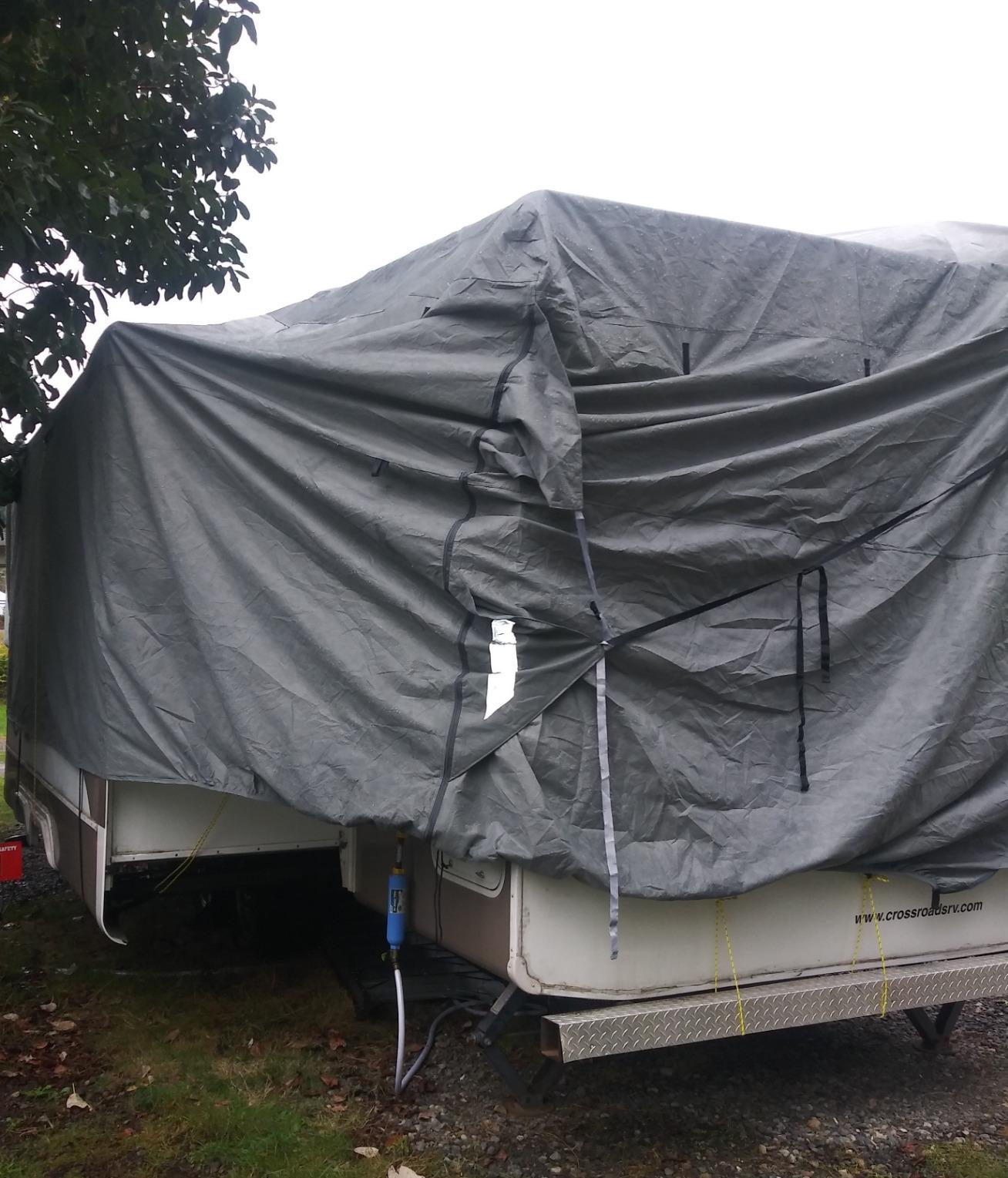 Leader Accessories Windproof 27-30 ft Travel Trailer RV Cover Extra Thick customer photo 2