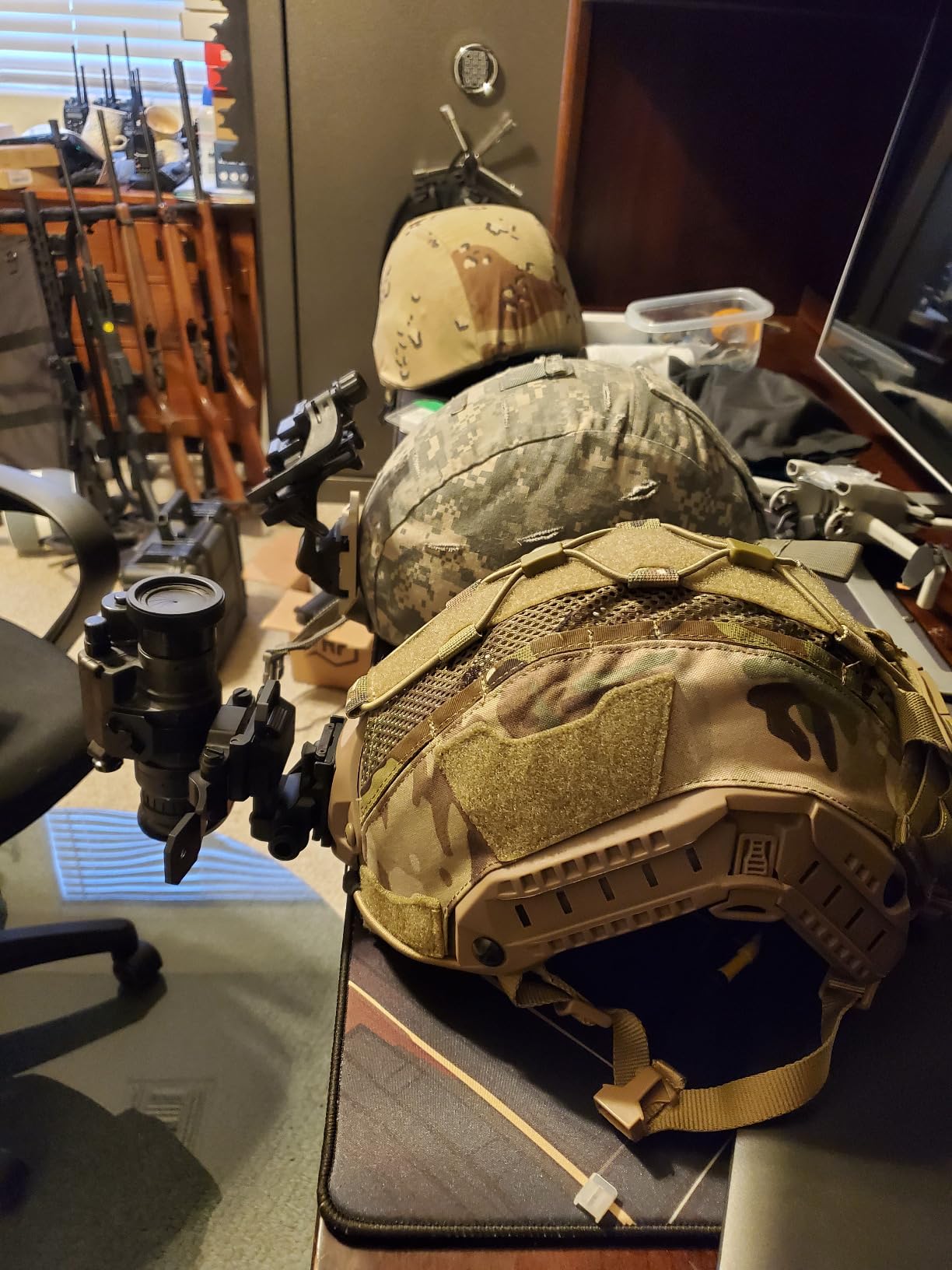 ATAIRSOFT Adjustable Maritime Helmet ABS for Airsoft Paintball customer photo 2