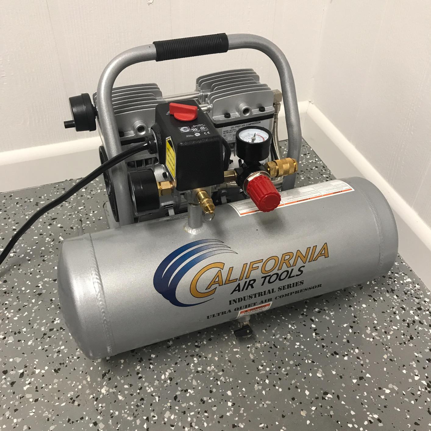 California Air Tools 2010ALFC 1.0 HP Ultra Quiet and Oil-Free Air Compressor, 2 Gallon Aluminum Tank, 60 dBA Noise Level, Industrial Series customer photo 1