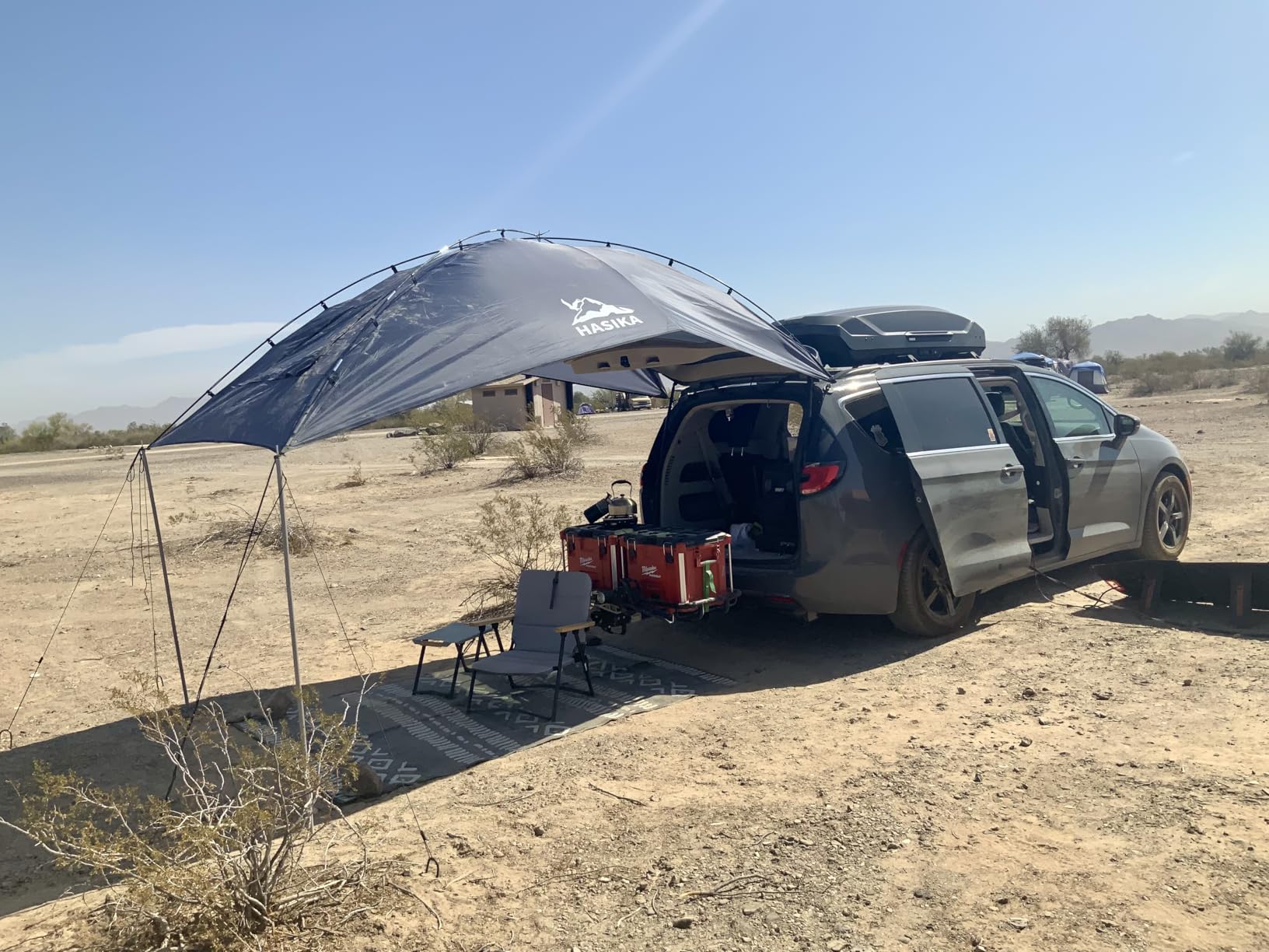 Hasika Waterproof SUV Tailgate Tent and Car Awning customer photo 1