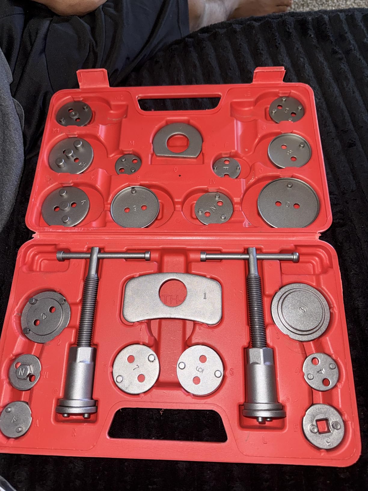 8MILELAKE Disc Brake Caliper Compressor Wind Back Tool 24pc Professional Caliper Tool Set customer photo 2