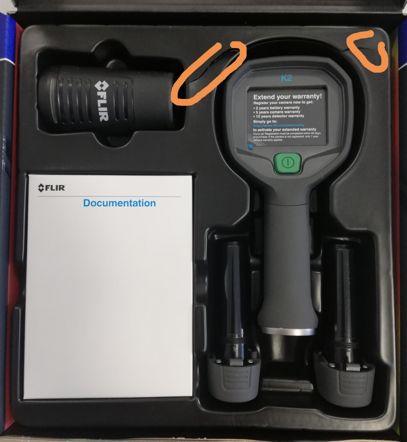 FLIR K2 Compact Thermal Imaging Camera with MSX, Multi-Spectral Dynamic Imaging, Operability in Temperatures Up to 500°F, for Firefighters customer photo 1