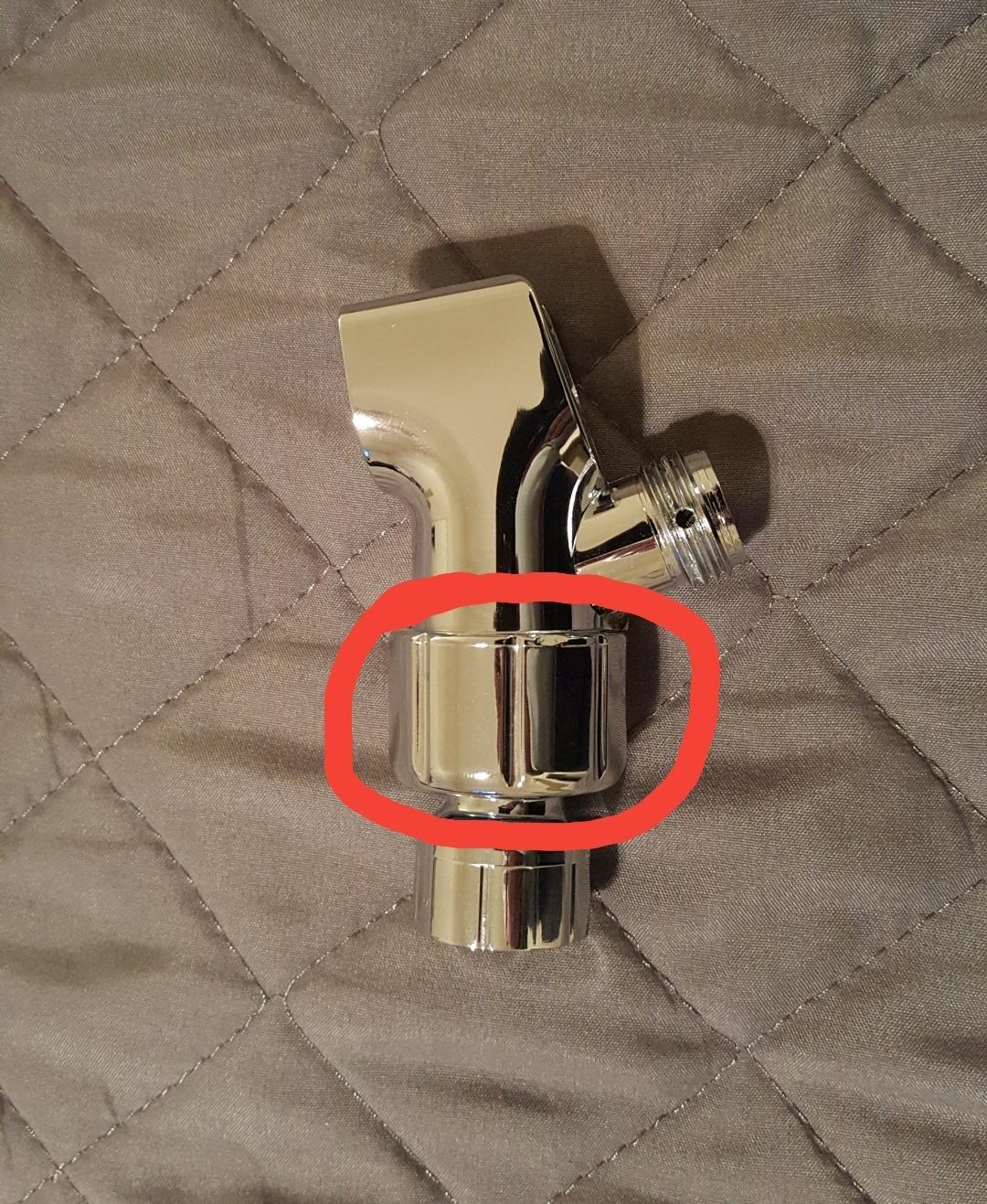 HO2ME High Pressure Handheld Shower, Power Boost Resists Low Flow, Chrome customer photo 1