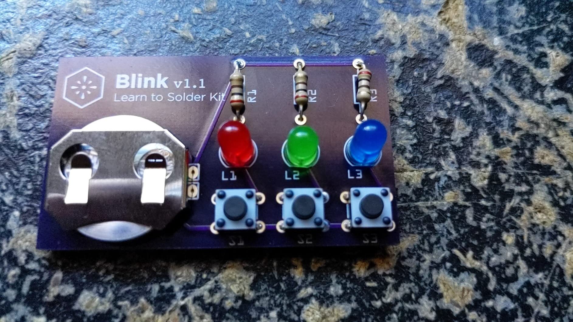 Blink LED Soldering Kit | DIY Electronics Projects for Beginners | Practice for STEM Classes & Events | Science Project Electronic Light Circuit Boards with Battery customer photo 2