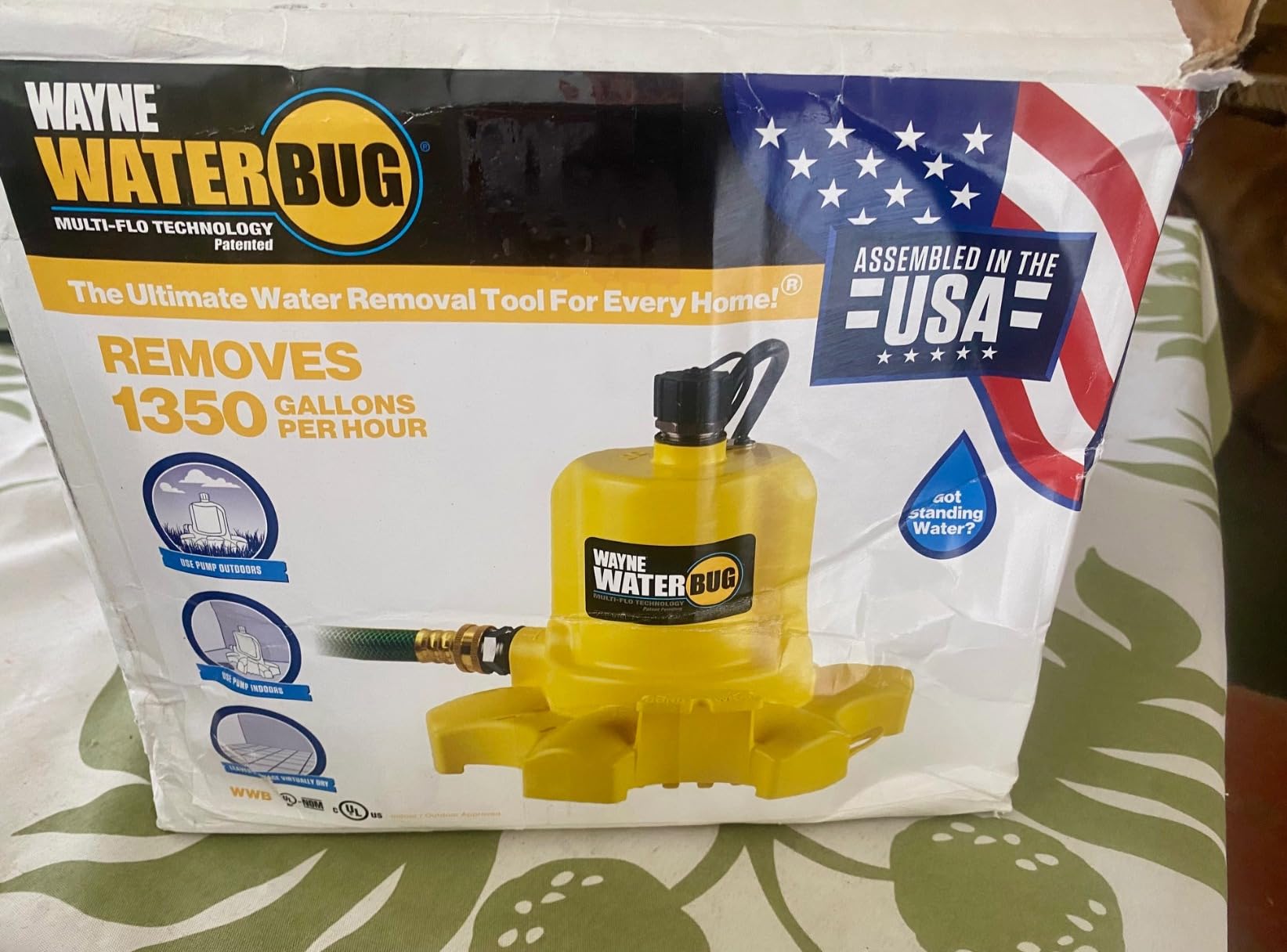 WAYNE WaterBUG Submersible Water Pump for Water Removal customer photo 2