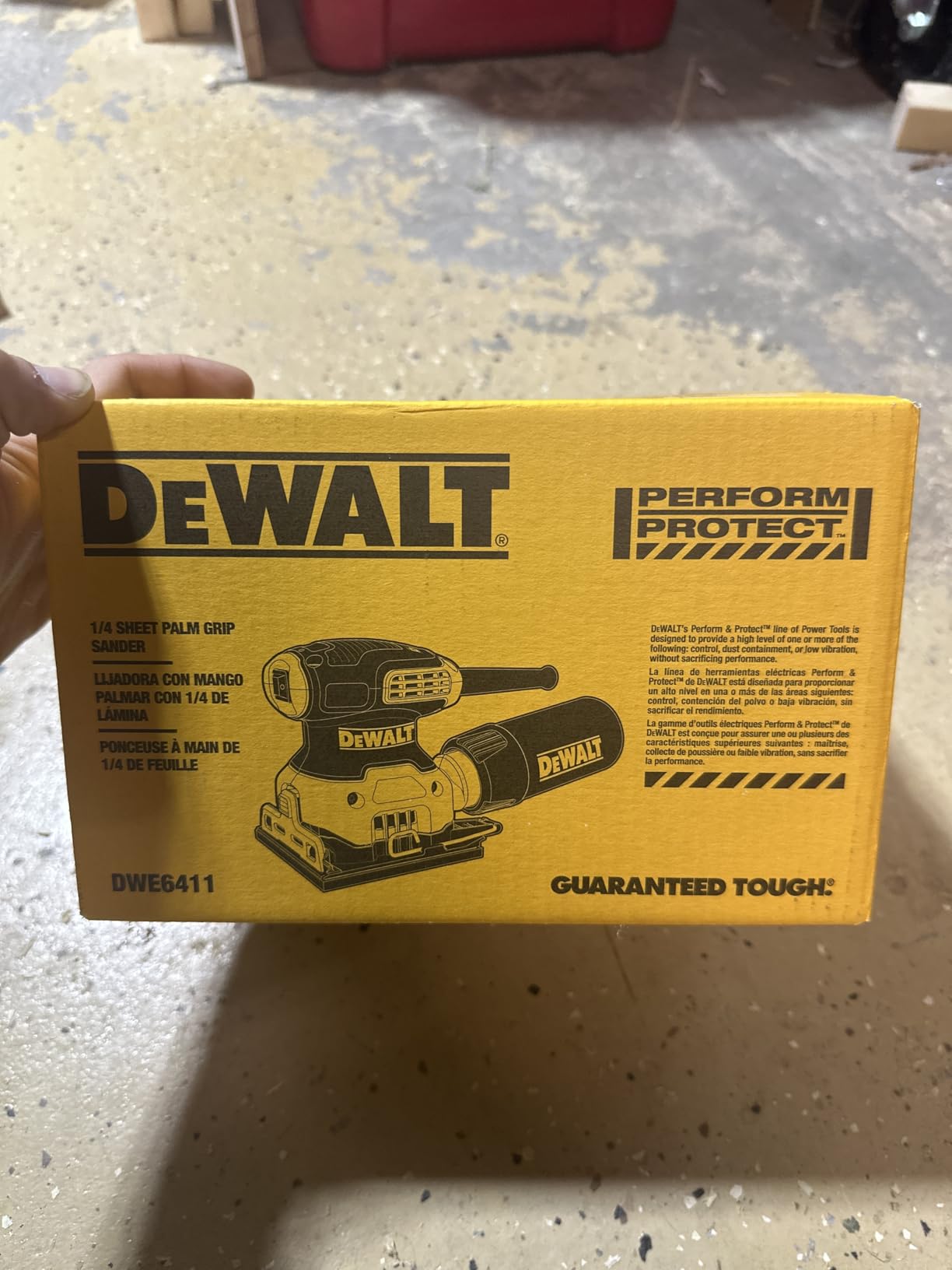 DEWALT Electric Sander, 1/4 Sheet, 14, 000 OPM (DWE6411) customer photo 2