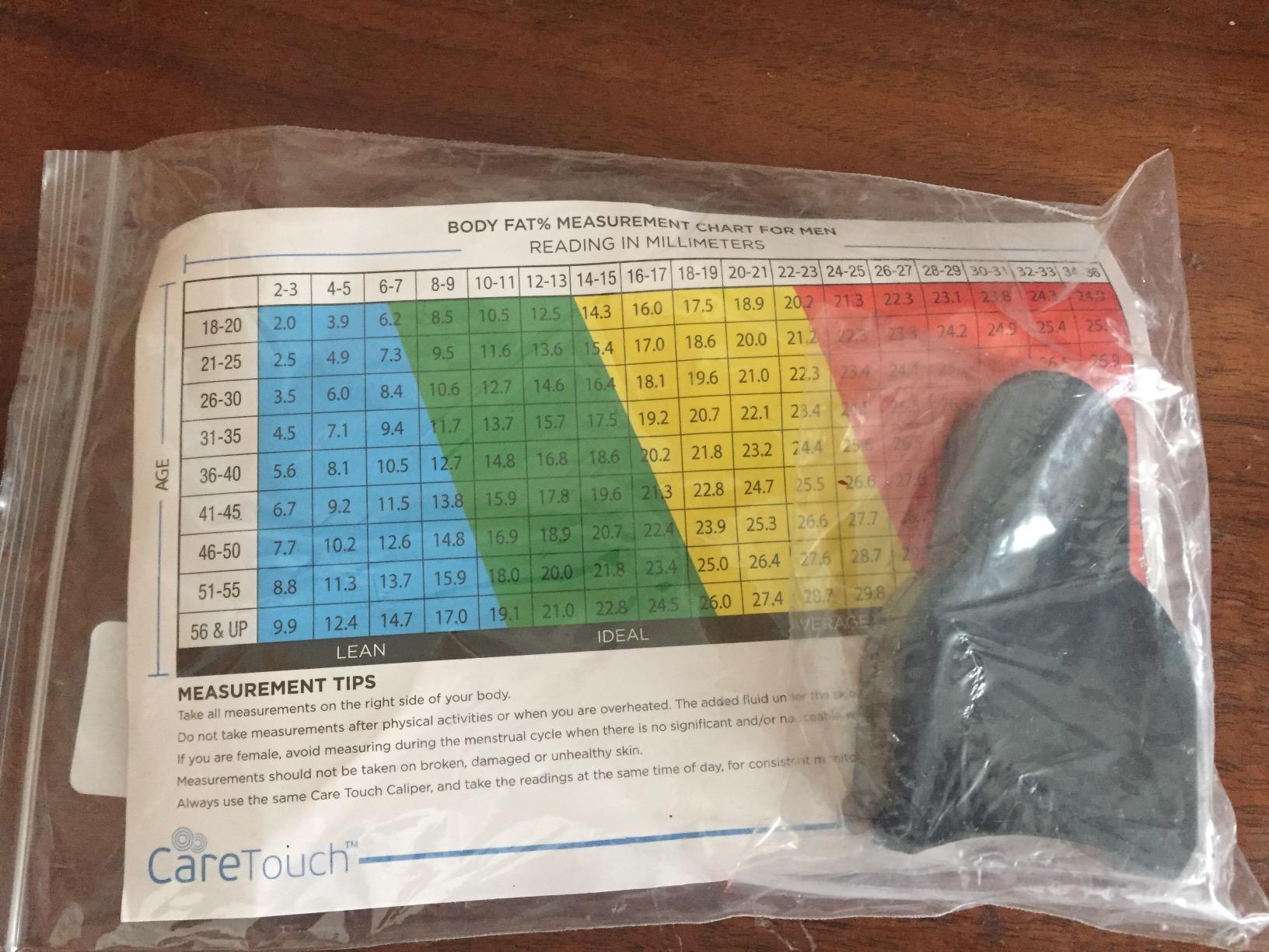 Care Touch Skinfold Body Fat Caliper Set, Measure Tape Included customer photo 2