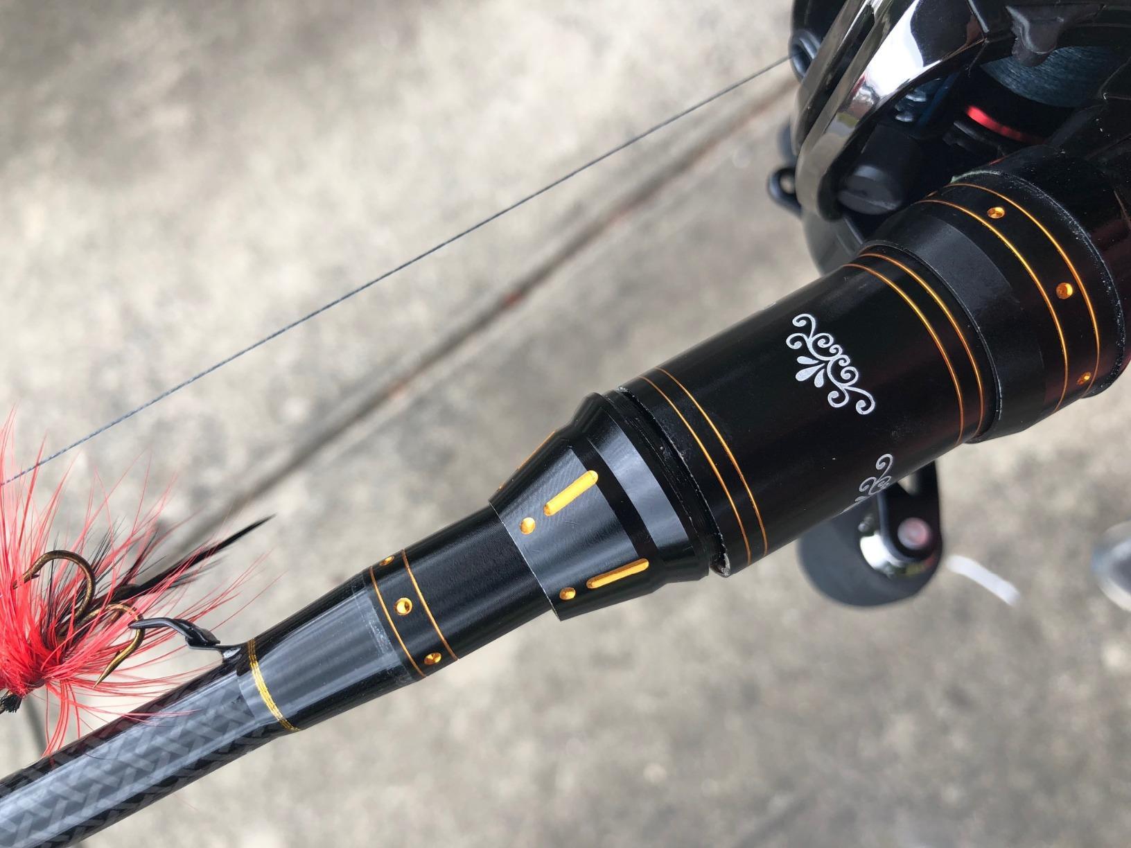 E Series - Camo Legend 2-Piece 7-Feet Casting Rod 24 Ton Carbon Fiber Baitcasting with 2 Tips - Medium and Medium Heavy Portable Bass Fishing Rod Baitcaster customer photo 2