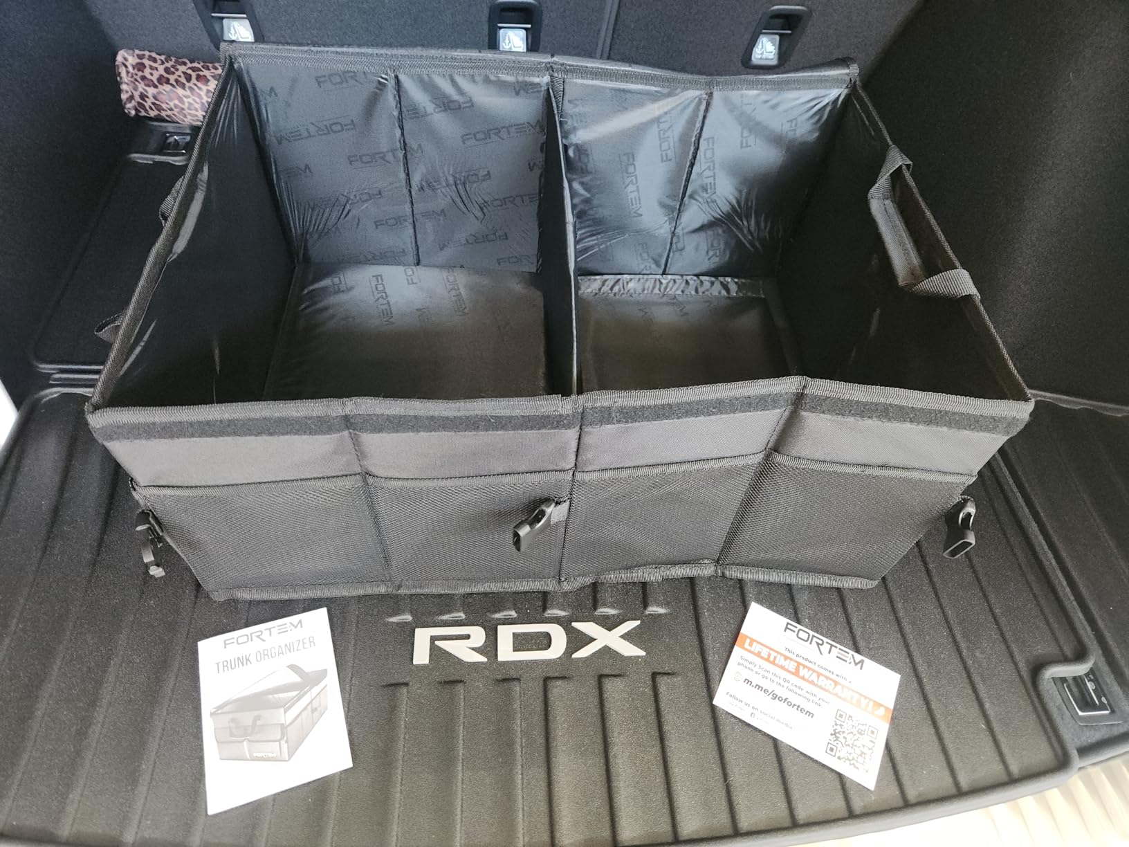FORTEM Trunk Organizer - Foldable Car Organizer & Storage for SUVs & Trucks customer photo 2
