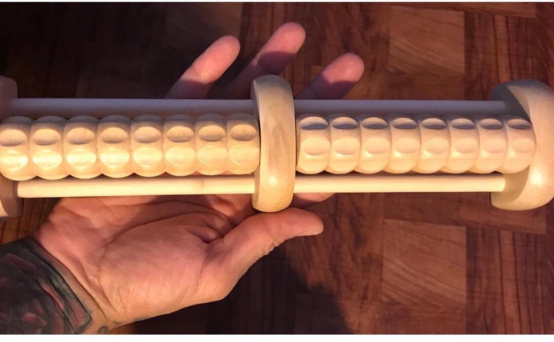TheraFlow Small Dual Foot Massager for Neuropathy - for Plantar Fasciitis Relief - Foot Roller for Foot Pain Relief | Feet Massager for Pain Relief and Circulation - Ideal Gifts for Mom customer photo 2