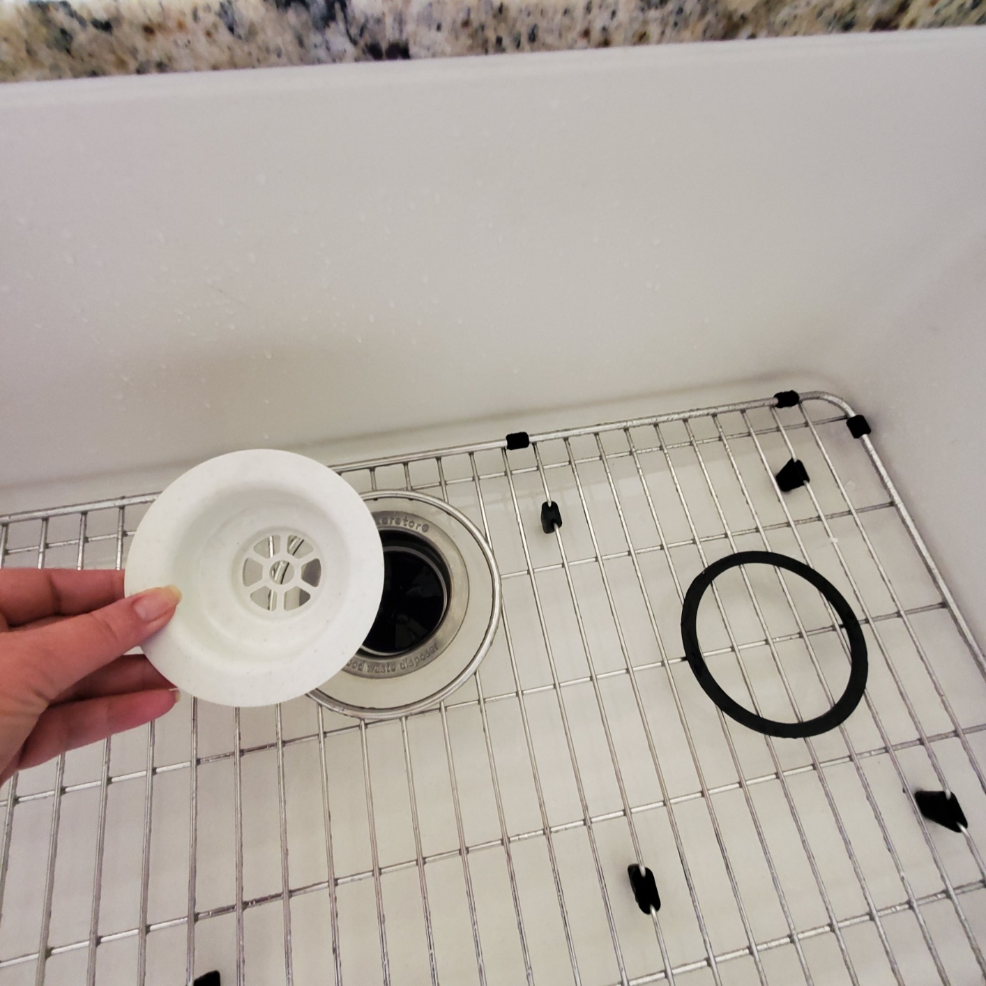 Elkay Quartz Classic ELGRU13322BK0 Black Single Bowl Undermount Sink customer photo 1