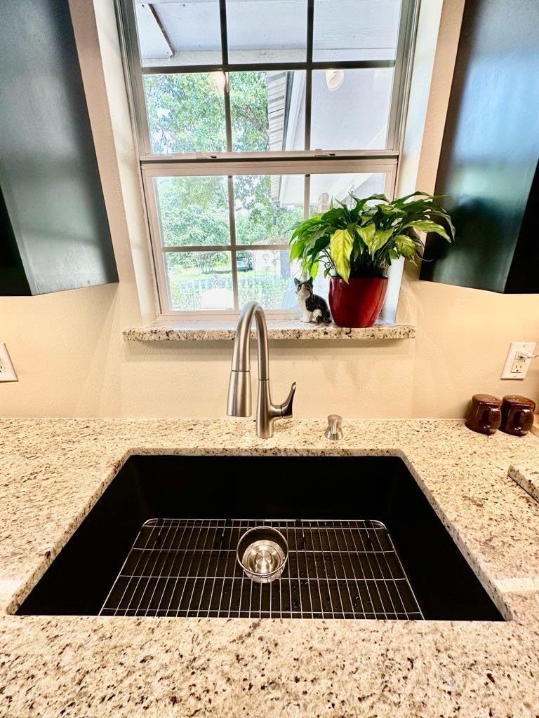 Elkay Quartz Classic ELGRU13322BK0 Black Single Bowl Undermount Sink customer photo 2