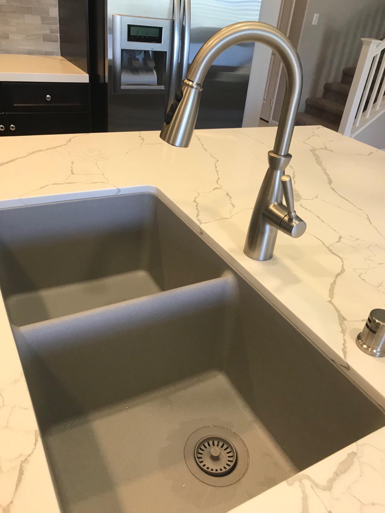 Elkay Quartz Classic ELGU3322GS0 Greystone Equal Double Bowl Undermount Sink customer photo 2